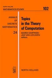 Book cover of Topics in the Theory of Computation by M. Karpinski