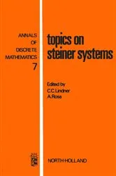 Book cover of Topics on Steiner Systems by C.C. Lindner