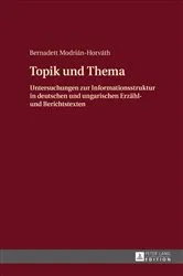 Book cover of Topik und Thema by Bernadett Modrián-Horváth