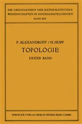 Book cover of Topologie I by Paul Alexandroff