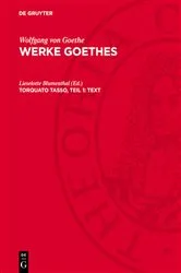 Book cover of Torquato Tasso, Teil 1: Text by Lieselotte Blumenthal