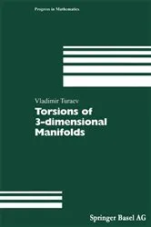 Book cover of Torsions of 3-dimensional Manifolds by Unknown