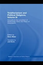 Book cover of Totalitarianism and Political Religions Volume III by Hans Maier