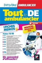 Book cover of Tout le DE Ambulancier - Nouveau programme - DEA - Modules 1 à 10 en fiches mémos - Révision 4e éd by Jeremy Simon
