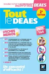 Book cover of Tout le DEAES en fiches mémos - Nouveau programme by Kamel Abbadi