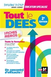 Book cover of Tout le DEES en fiches mémos - Diplôme d'état Educateur spécialisé - 2e édition - Révision by Prisilla Benchimol