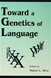 Book cover of Toward A Genetics of Language by Unknown