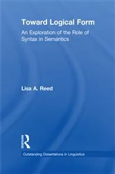 Book cover of Toward Logical Form by Lisa A. Reed
