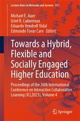 Book cover of Towards a Hybrid, Flexible and Socially Engaged Higher Education by Michael E. Auer