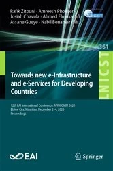 Book cover of Towards new e-Infrastructure and e-Services for Developing Countries by Rafik Zitouni