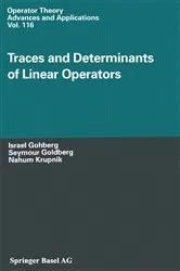Book cover of Traces and Determinants of Linear Operators by Unknown