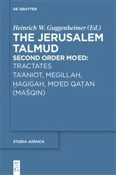 Book cover of Tractates Ta'aniot, Megillah, Hagigah and Mo'ed Qatan (Mašqin) by Heinrich W. Guggenheimer