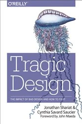 Book cover of Tragic Design by Jonathan Shariat