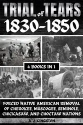 Book cover of Trail Of Tears 1830-1850 by A.J. Kingston