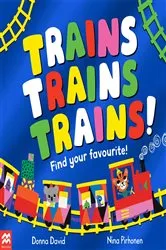 Book cover of Trains Trains Trains! by Donna David