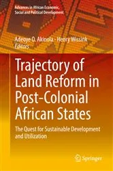 Book cover of Trajectory of Land Reform in Post-Colonial African States by Unknown