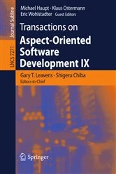 Book cover of Transactions on Aspect-Oriented Software Development IX by Gary T. Leavens