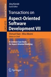 Book cover of Transactions on Aspect-Oriented Software Development VII by Shmuel Katz