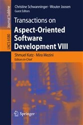 Book cover of Transactions on Aspect-Oriented Software Development VIII by Shmuel Katz