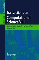 Book cover of Transactions on Computational Science VIII by C. J. Kenneth Tan