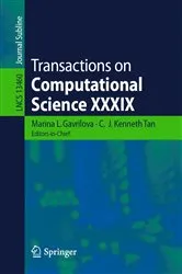 Book cover of Transactions on Computational Science XXXIX by Marina L. Gavrilova