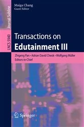 Book cover of Transactions on Edutainment III by Maiga Chang