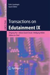 Book cover of Transactions on Edutainment IX by Zhigeng Pan