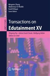 Book cover of Transactions on Edutainment XV by Zhigeng Pan