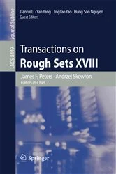 Book cover of Transactions on Rough Sets XVIII by James F. Peters