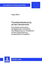 Book cover of Transaktionsbesteuerung auf dem Devisenmarkt by Unknown