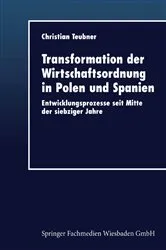 Book cover of Transformation der Wirtschaftsordnung in Polen und Spanien by Christian Teubner
