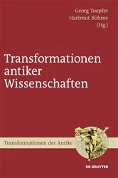 Book cover of Transformationen antiker Wissenschaften by Georg Toepfer