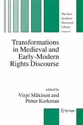 Book cover of Transformations in Medieval and Early-Modern Rights Discourse by Virpi Mäkinen