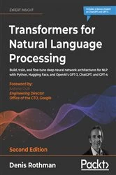 Book cover of Transformers for Natural Language Processing (2nd ed.) by Denis Rothman