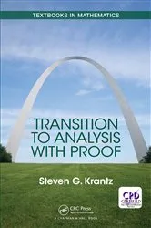 Book cover of Transition to Analysis with Proof by Steven Krantz