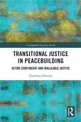 Book cover of Transitional Justice in Peacebuilding by Djeyhoun Ostowar