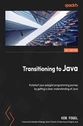 Book cover of Transitioning to Java by Ken Fogel