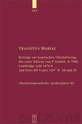 Book cover of Transitus Mariae by Hans Förster