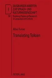 Book cover of Translating Tolkien by René Dirven