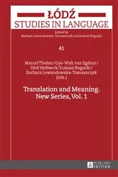 Book cover of Translation and Meaning by Barbara Lewandowska-Tomaszczyk