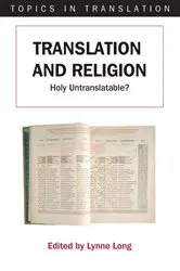 Book cover of Translation and Religion by Unknown