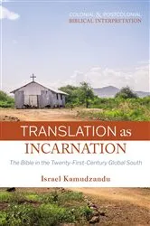 Book cover of Translation as Incarnation by Israel Kamudzandu