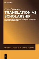 Book cover of Translation as Scholarship by Jay Crisostomo