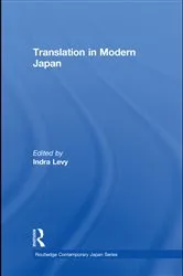 Book cover of Translation in Modern Japan by Indra Levy