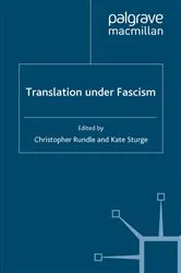 Book cover of Translation Under Fascism by C. Rundle