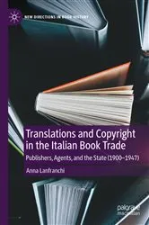Book cover of Translations and Copyright in the Italian Book Trade by Anna Lanfranchi