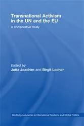 Book cover of Transnational Activism in the UN and the EU by Jutta Joachim