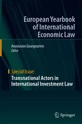 Book cover of Transnational Actors in International Investment Law by Anastasios Gourgourinis