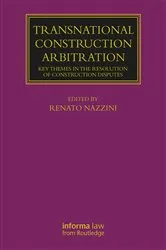 Book cover of Transnational Construction Arbitration by Unknown