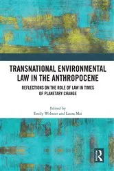 Book cover of Transnational Environmental Law in the Anthropocene by Emily Webster